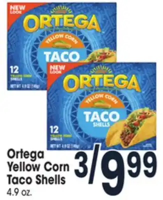 Jewel-Osco Ortega yellow corn taco shells offer