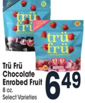 Jewel-Osco Trü frü chocolate enrobed fruit offer