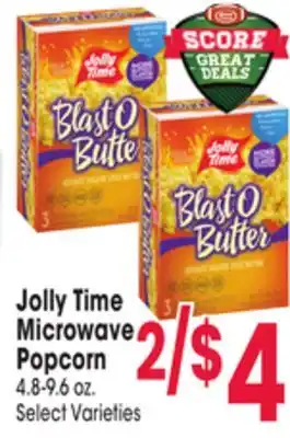 Jewel-Osco Jolly time microwave popcorn offer