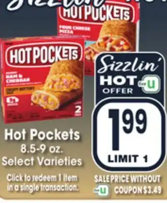 Jewel-Osco Hot pockets offer
