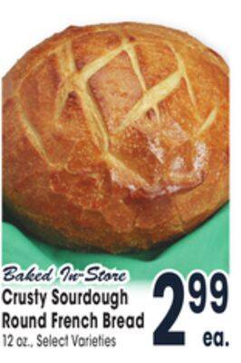 Jewel-Osco Sourdough round french bread offer
