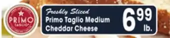 Jewel-Osco Primo taglio medium cheddar cheese offer