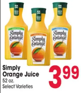 Jewel-Osco Simply orange juice offer