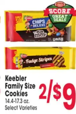 Jewel-Osco Keebler family size cookies offer