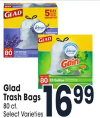 Jewel-Osco Glad trash bags offer