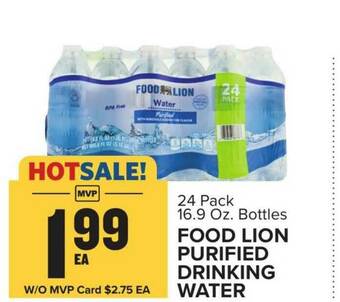 Food Lion Food Lion Purified Drinking Water offer
