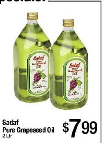 Jons International Sadaf Pure Grapeseed Oil offer