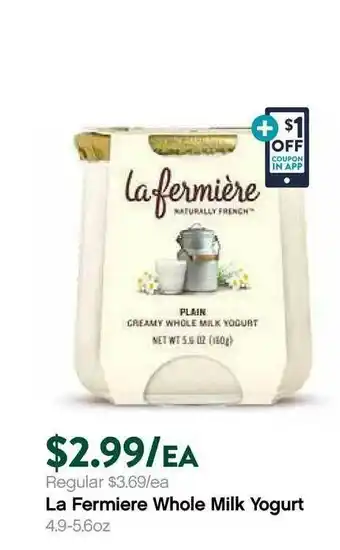 La Fermiere Whole Milk Yogurt