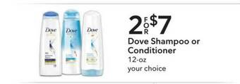 Publix Dove Shampoo Or Conditioner offer