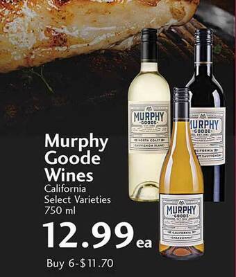 Sunset Foods Murphy Goode Wines offer