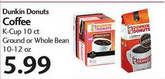 Sunset Foods Dunkin Donuts Coffee offer