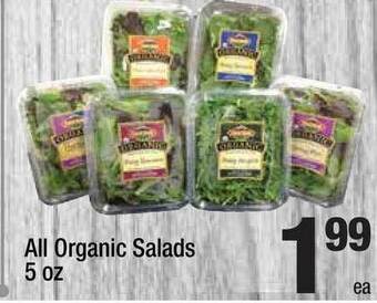 Super King Markets All Organic Salads offer