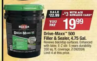 Ace Hardware Drive-maxx 500 Filler & Sealer, 4.75 Gal. offer