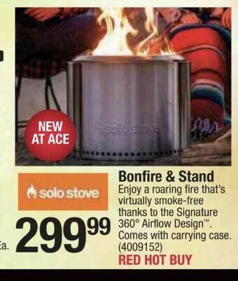 Ace Hardware Solo Stove Bonfire & Stand offer