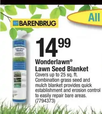 Ace Hardware Barenbrug Wonderlawn Lawn Seed Blanket offer