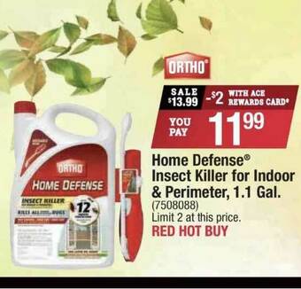 Ace Hardware Ortho Home Defense Insect Killer For Indoor & Perimeter, 1.1 Gal. offer