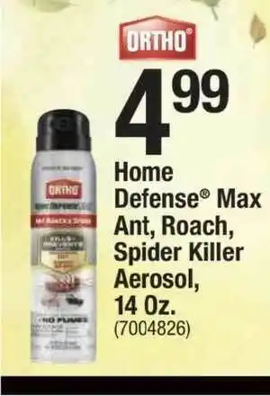 Ace Hardware Ortho Home Defense Max Ant, Roach, Spider Killer Aerosol, 14 Oz. offer