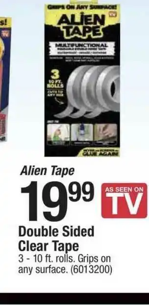 Ace Hardware Double Sided Clear Tape offer