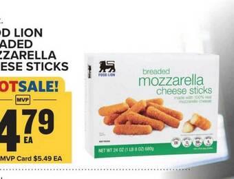Food Lion Food Lion Breaded Mozzarella Cheese Sticks offer