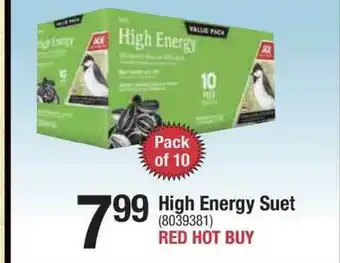 Ace Hardware High Energy Suet offer