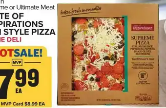 Food Lion Taste Of Inspirations Supreme Style Pizza offer
