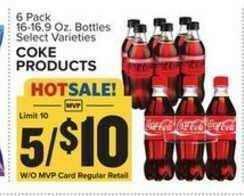 Food Lion Coke Products offer