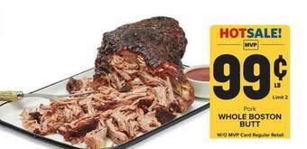Food Lion Whole Boston Butt offer