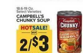 Food Lion Campbell's Chunky Soup offer