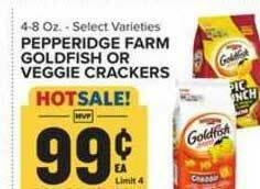 Food Lion Pepperidge Farm Goldfish Or Veggie Crackers offer