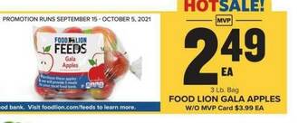 Food Lion Food Lion Gala Apples offer