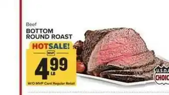 Food Lion Beef Borrom Round Roast offer