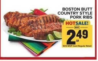 Food Lion Boston Butt Country Style Pork Ribs offer