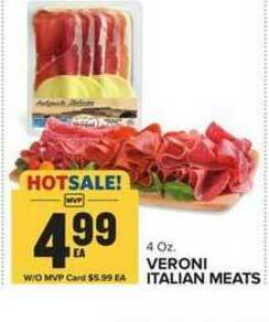Food Lion Veroni Italian Meats offer