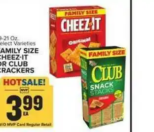 Food Lion Family Size Cheez-ite Or Club Crackers offer