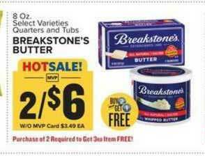 Food Lion Breakstone's Butter offer
