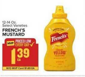 Food Lion French's Mustard offer