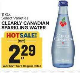 Food Lion Clearly Canadian Sparkling Water offer