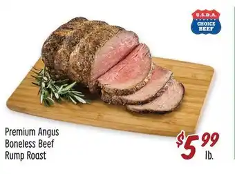 Sprouts Farmers Market Premium angus boneless beef rump roast offer