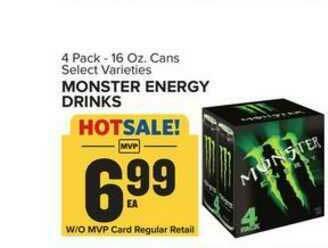 Food Lion Monster Energy Drinks offer