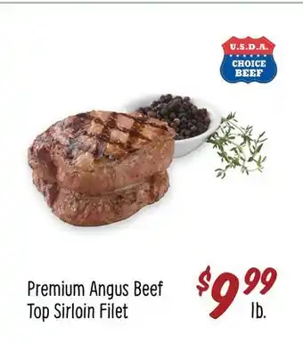 Sprouts Farmers Market Premium angus beef top sirloin filet offer
