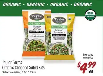 Sprouts Farmers Market Taylor farms organic chopped salad kits offer