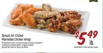 Sprouts Farmers Market Sprouts air-chilled marinated chicken wings offer