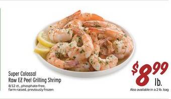 Sprouts Farmers Market Super colossal raw ez peel grilling shrimp offer