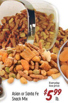 Sprouts Farmers Market Asian or santa fe snack mix offer