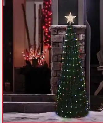 Ace Hardware 5' slim led pop-up color-changing christmas tree offer