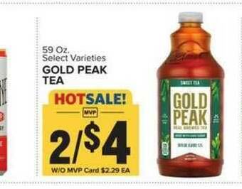 Food Lion Gold Peak Tea offer