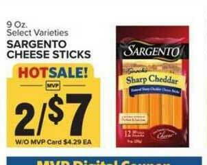 Food Lion Sargento Cheese Sticks offer