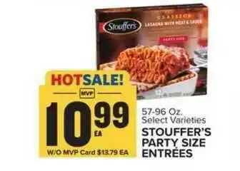 Food Lion Stouffer's Party Size Entrees offer