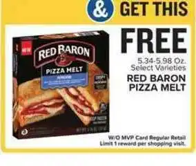 Food Lion Red Baron Pizza Melt offer