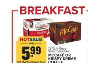 Food Lion Mccafe Or Krispy Kreme Coffee offer